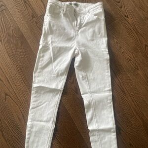 Topshop Moto Jamie White Denim